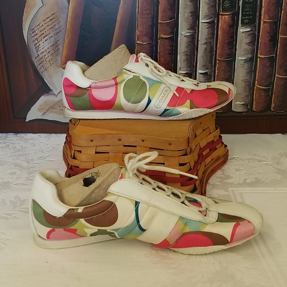 Coach Multicolored Size 8.5 Sneakers - Picture 5 of 6
